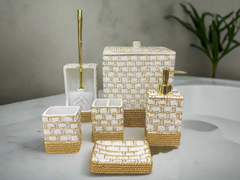 Fiber 6 Pcs Bathroom Set