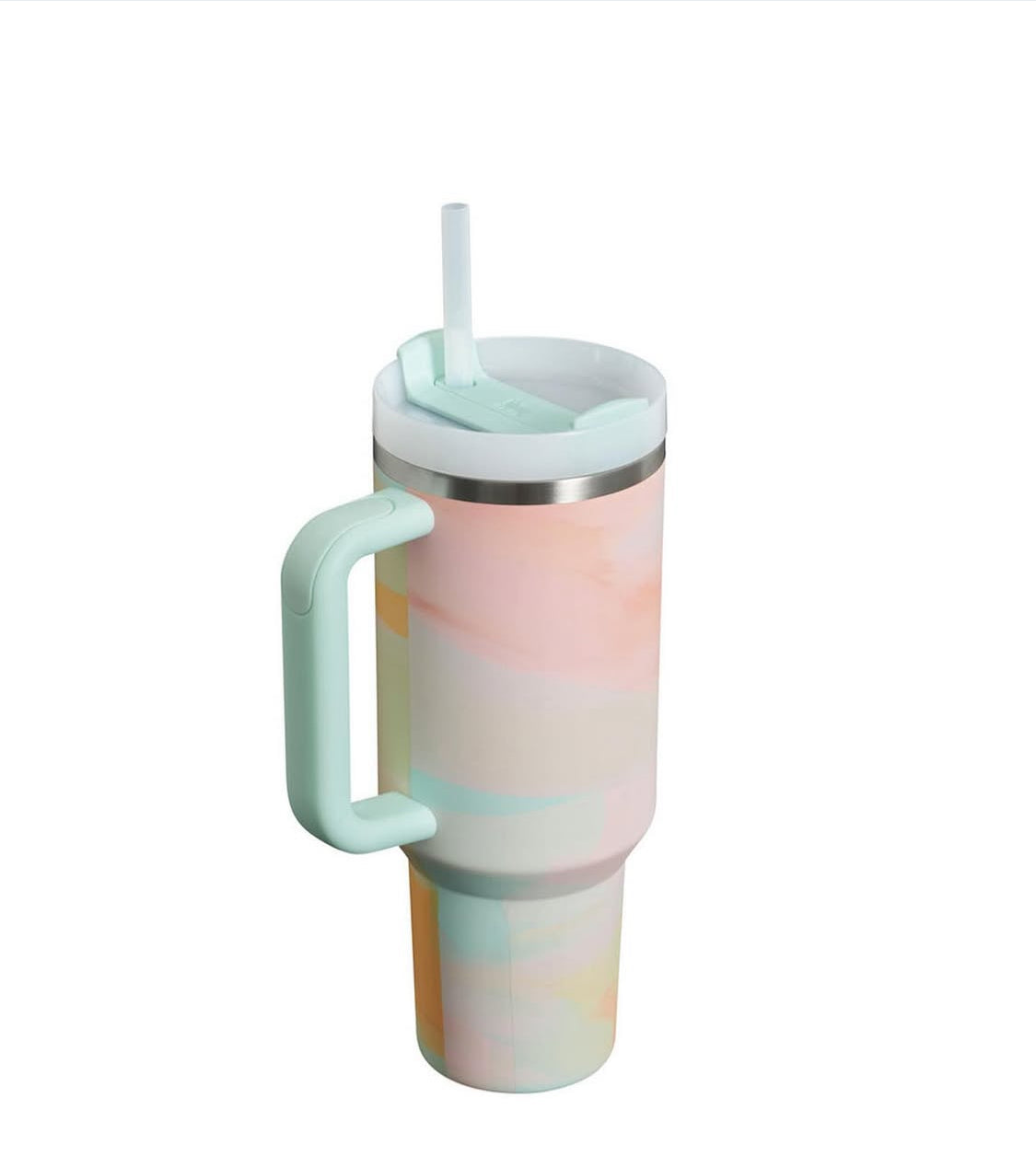The Warm Serene Brushstroke Quencher H2.0 Flowstate Tumbler