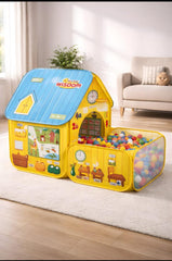 Wisdom House Yellow Baby Pop Up Tent for Kids.