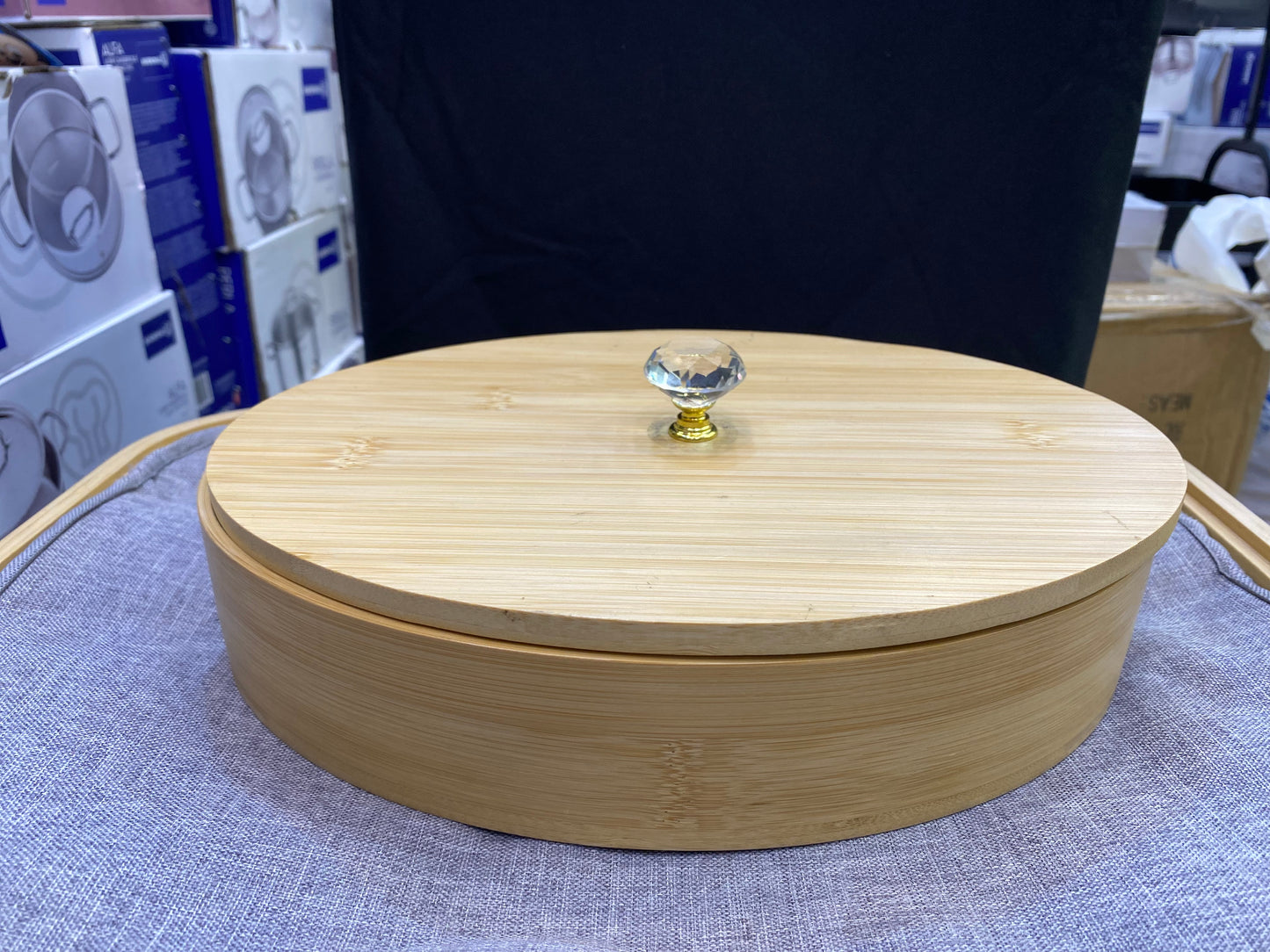 4 Partition Dry fruit Tray Oval