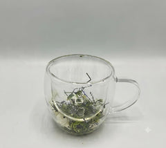 Dried Flower Glass Mug (250ml)
