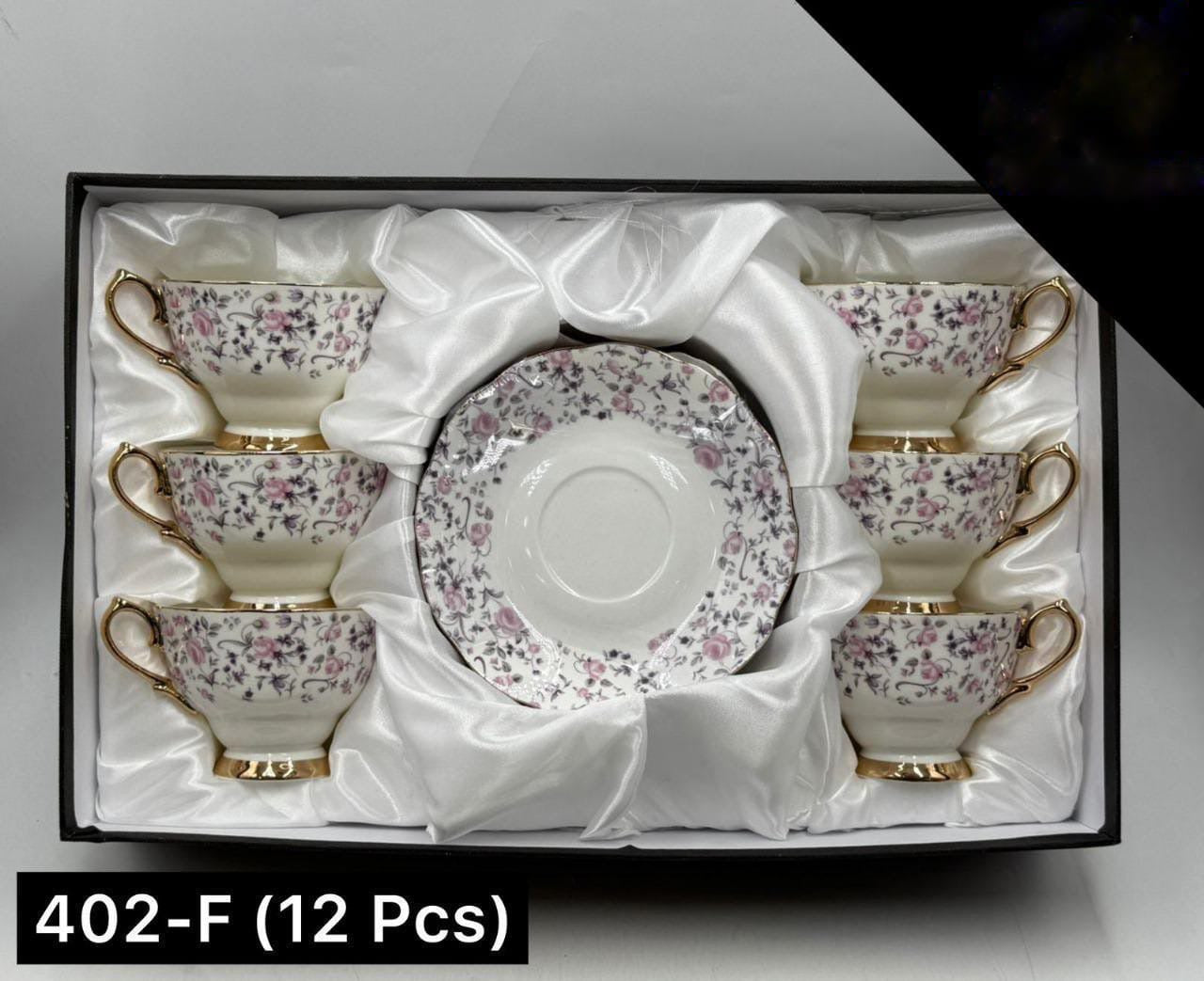 Royal Albart 12 Pcs Cup & Saucers Set