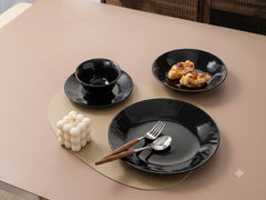 Danny Home Black Dinner Set (24Pcs)