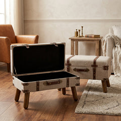 Storage Box+Stool 2Pcs