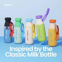 Chako Lab 520ml Insulated Water Bottle Leakproof with Carry Strap