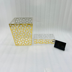 Acrylic Dustbin & Tissue set