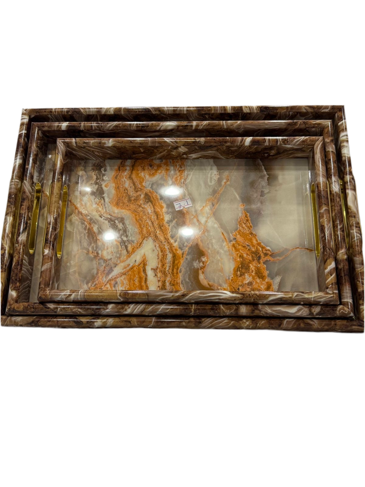 Fancy Trays Set Pack of 3