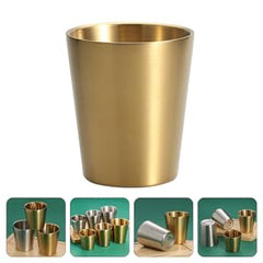Golden Double Wall Plain Glass