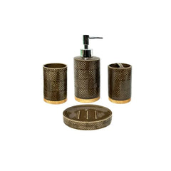 4Pcs Bart Set Brown