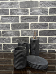 Fiber 4 Pcs Bathroom Set