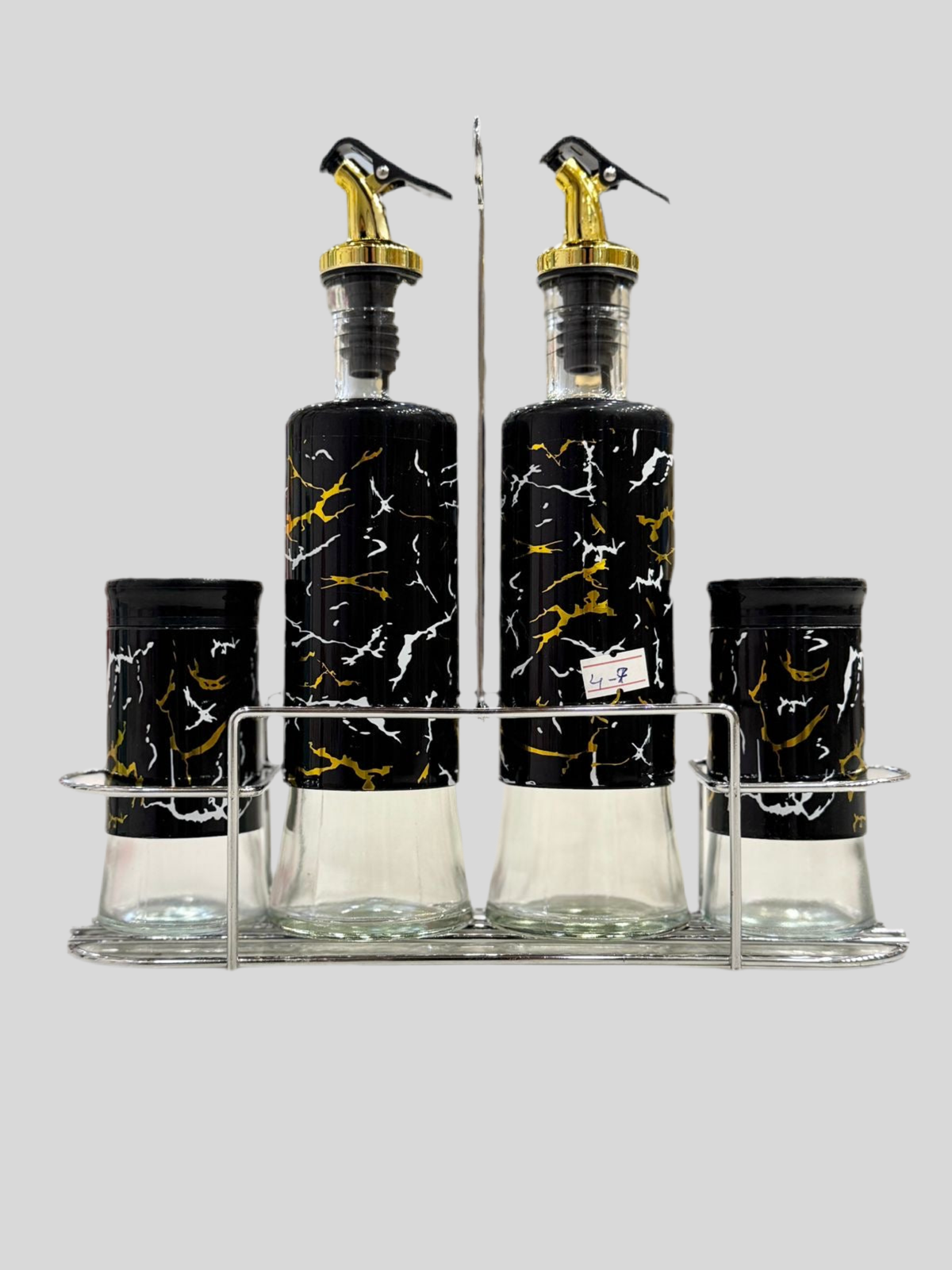 4 Pcs Oil Bottle / Salt and Pepper Set