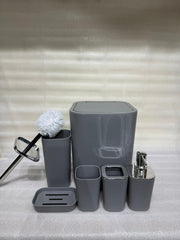 6 Pcs Bathroom Set
