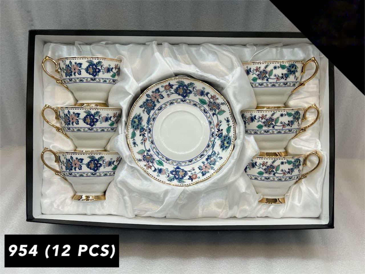 Royal Albart 12 Pcs Cup & Saucers Set