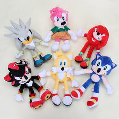 6-piece Sets Of Sonic The Hedgehog Character Plush toy