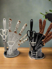 8 Pcs Knife Set With Acrylic Stand