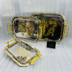 Luxury 3 Pcs Tray Set