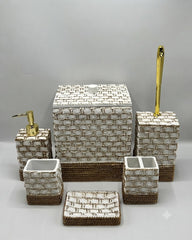 Fiber 6 Pcs Bathroom Set