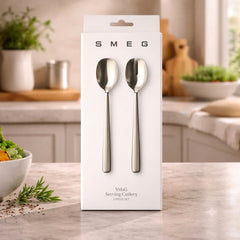 Smeg Salad Serving 2 Pieces Utensils