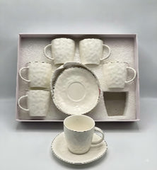 12Pcs Cup Saucers Set