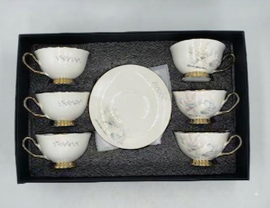 12Pcs Cup Saucers Set