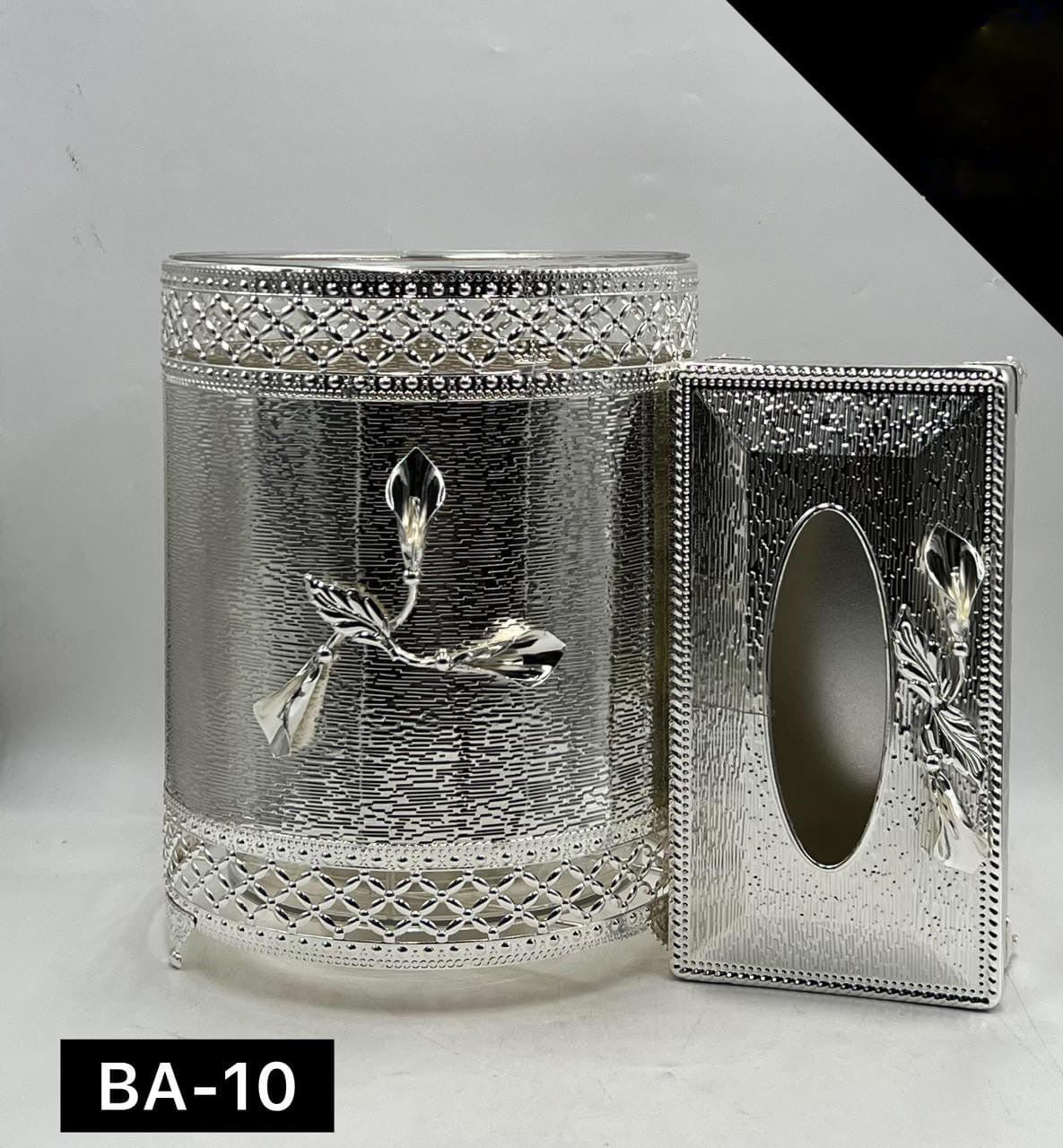 Luxury Dustbin & Tissue Box