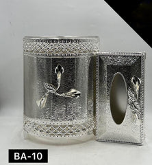 Luxury Dustbin & Tissue Box