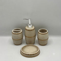 Fiber 4 Pcs Bathroom Set