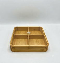 4 Partition Wooden Dry Fruit