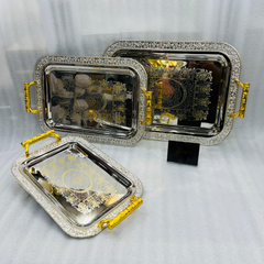 Luxury 3 Pcs Tray Set