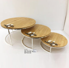 3 Pcs W-Plater Set Round Shape