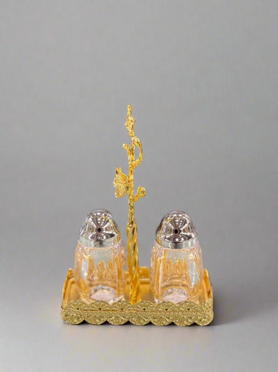2 Pcs Salt And Pepper Golden