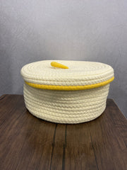 Roti Storage Woven Basket with Lid 🧺