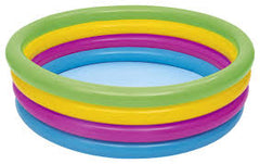 Bestway Inflatable 4-Ring Rainbow Play Pool
