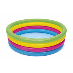Bestway Inflatable 4-Ring Rainbow Play Pool