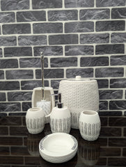 Fiber 6 Pcs Bathroom Set