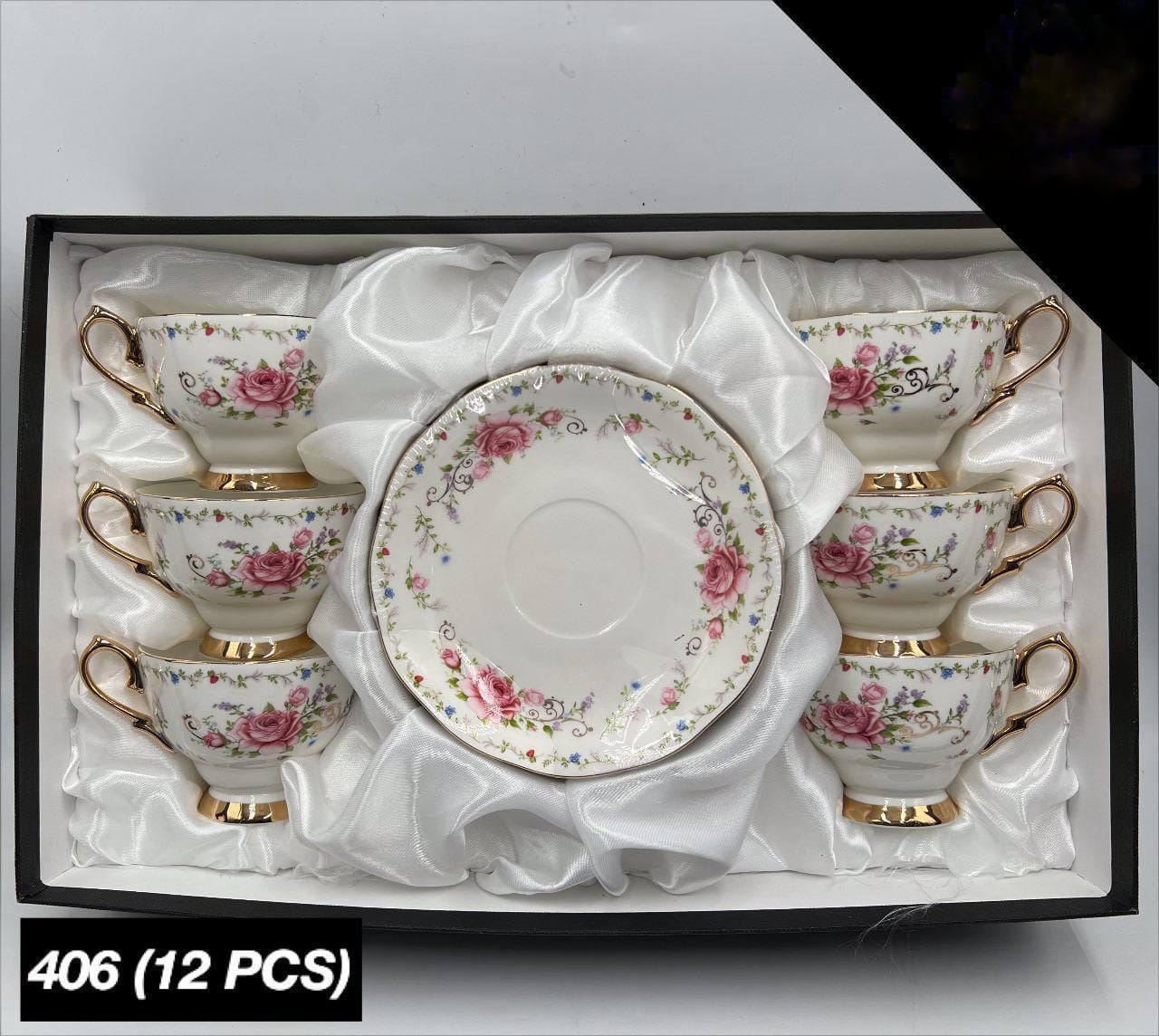 Royal Albart 12 Pcs Cup & Saucers Set