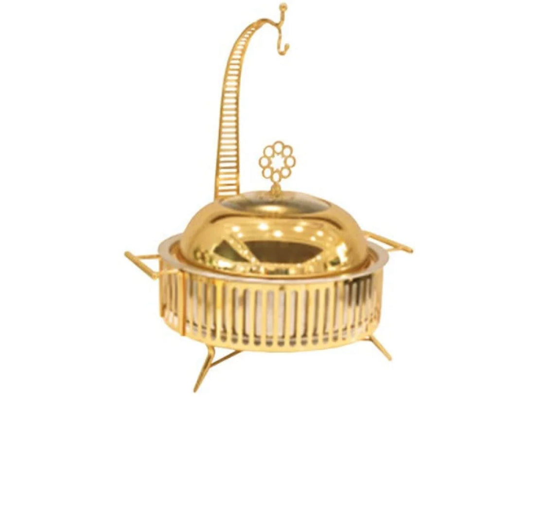 Luxury Gold Buffet Chafing Dish With Candle Warmer & Ladle
Hook