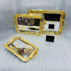 Luxury 3 Pcs Tray Set