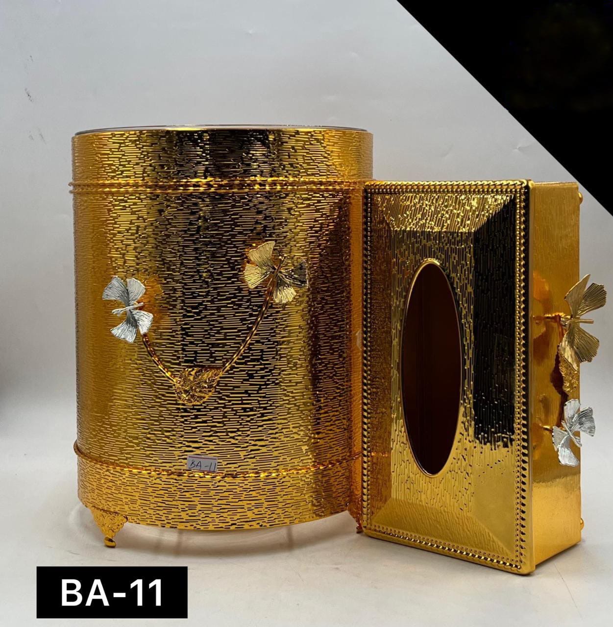 Luxury Dustbin & Tissue Box