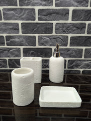 Fiber 4 Pcs Bathroom Set