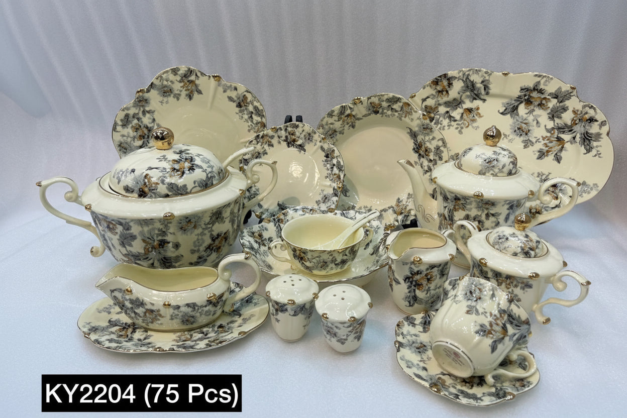 Royal Albart 75 Pcs Dinner Set