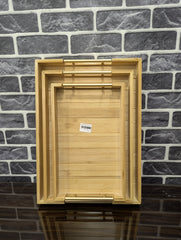 New Wooden Trays Set