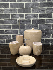 Fiber 6 Pcs Bathroom Set