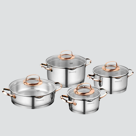 Korkmaz Rosanna 8Pcs A1040 Cookware Set