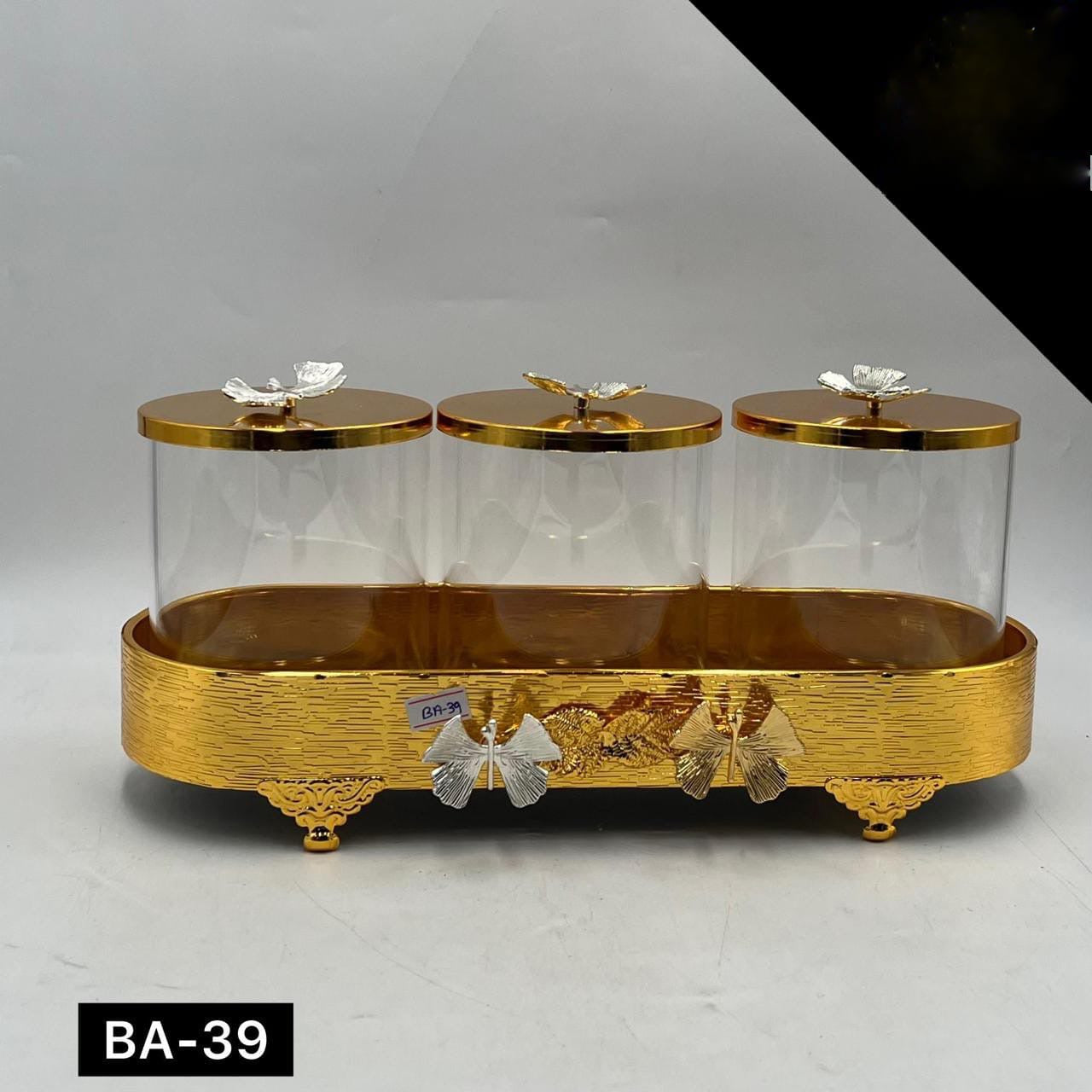 3 Pcs Candy Jar Set
