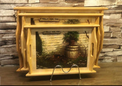 Bamboo Wooden Tray’s Set