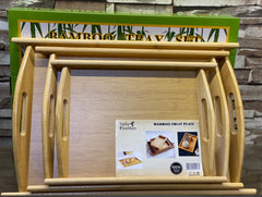 Bamboo Wooden Tray’s Set
