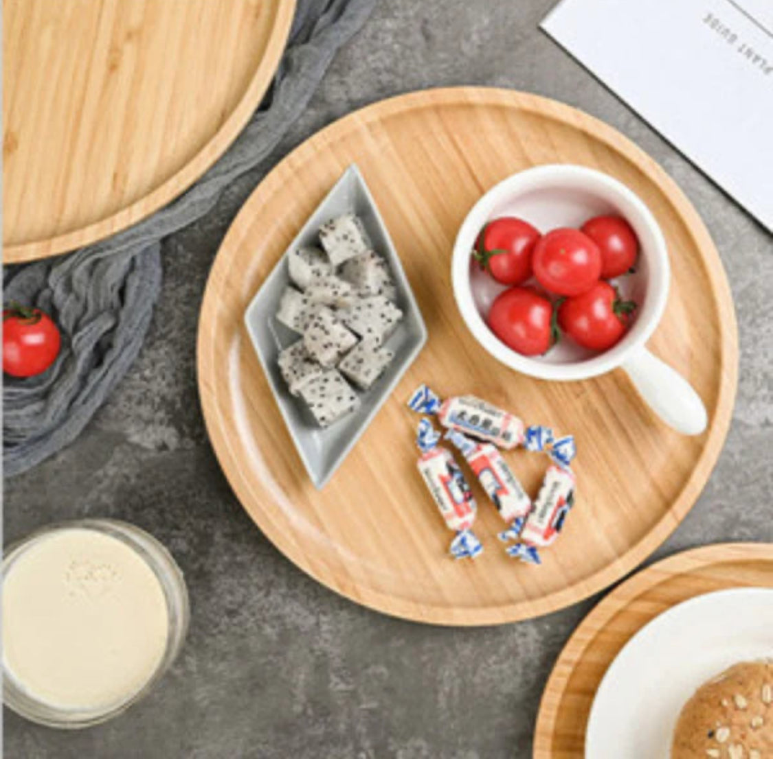 Bamboo Serving Platter (Round)
