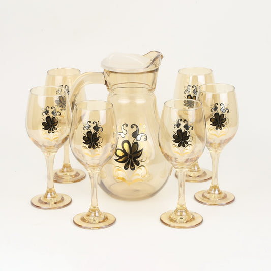 Royal Gold 7Pc Water Set