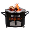 Large Wood-Burning Stove.